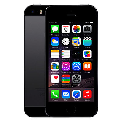 Apple iPhone 5s, iOS, 4, 4G LTE, SIM Free, 16GB Grey